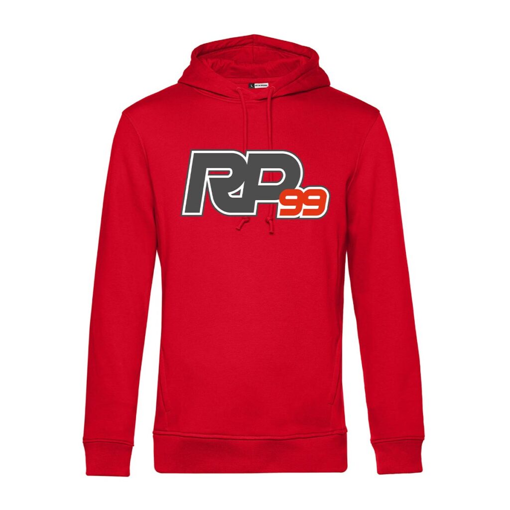 Racepool99 Bio Hoodie Rot