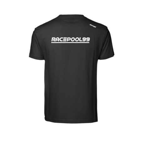 Racepool99 T-Shirt Men schwarz mit Logo Rückseite